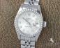 Preview: Rolex Datejust 26mm Stahl Automatik Diamanten Ref. 69174 Damenuhr Box & Papiere