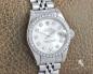Preview: Rolex Datejust 26mm Stahl Automatik Diamanten Ref. 69174 Damenuhr Box & Papiere