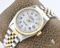 Preview: Rolex Datejust 31mm Medium Bicolor Diamanten Box & Papiere Ref. 68273 Damenuhr