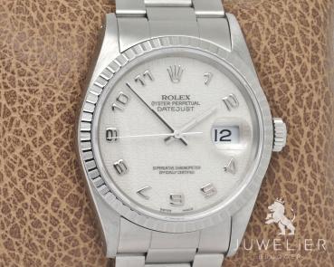 Preview: Rolex Datejust 36mm Stahl Automatik Saphirglas Ref. 16220