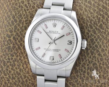 Preview: Rolex Oyster Perpetual 31mm Stahl Automatik Ref. 177200 FULLSET