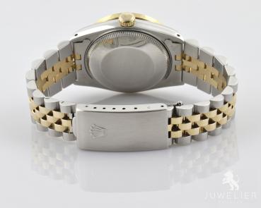 Rolex Datejust 31mm Medium Bicolor Diamanten Box & Papiere Ref. 68273 Damenuhr