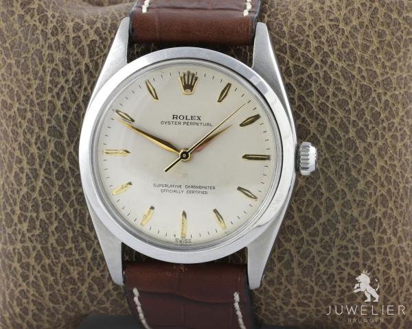 Rolex Oyster Perpetual 36mm Stahl Vintage Referenz 5504