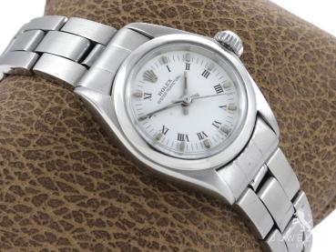 Preview: Rolex Oyster Perpetual Lady Stahl Automatik Damenuhr 6718