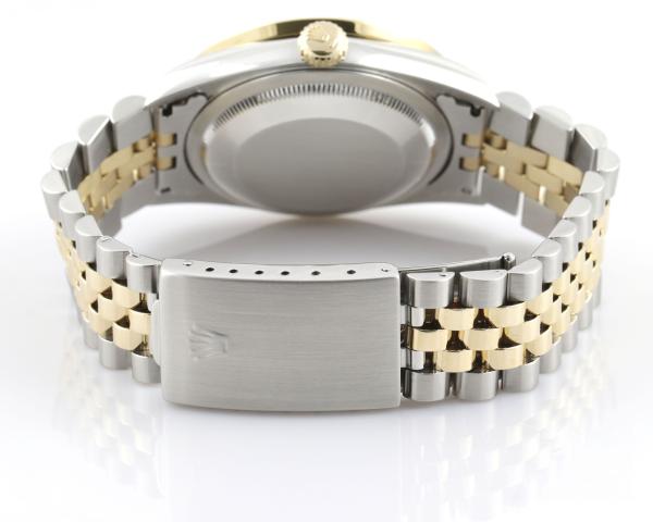 Rolex Datejust 36mm Bicolor Automatik Diamantenbesatz Ref. 16233 Box & Papiere