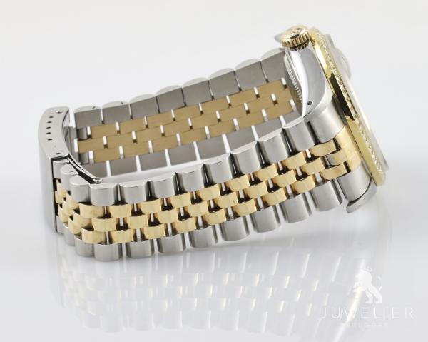 Rolex Datejust 36mm Bicolor Automatik Diamantenbesatz Ref. 16233 Box & Papiere