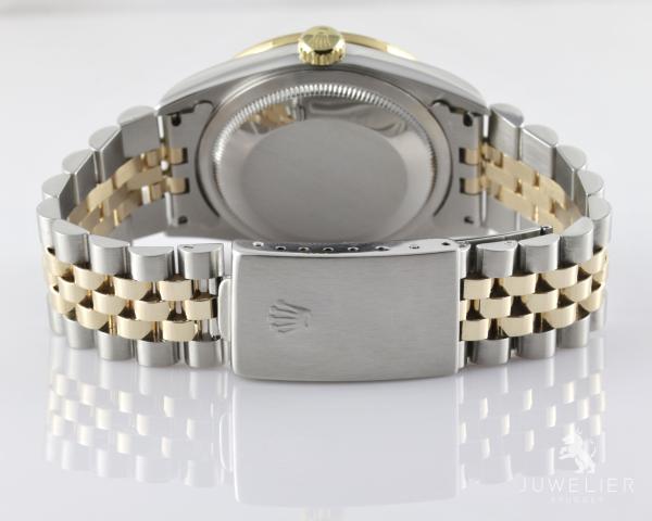 Rolex Datejust 36mm Bicolor Automatik Diamantenbesatz Ref. 16233 Box & Papiere