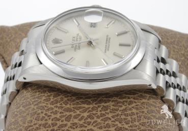 Rolex Datejust 36mm Stahl Automatik Herrenuhr Ref. 16000