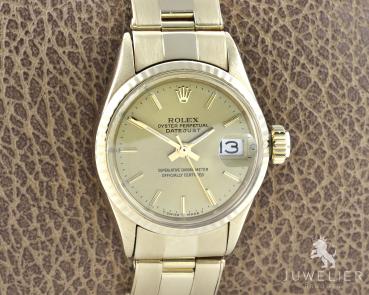 Preview: Rolex Lady Datejust Gold Automatik Ref. 6517 Damenuhr