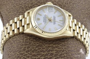 Rolex Lady-Datejust 26mm 750 Gold Automatik Damenuhr Ref. 69178