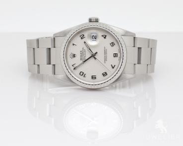 Rolex Datejust 36mm Stahl Automatik Herrenuhr Ref. 16220