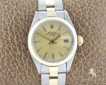 Rolex Lady Date 26mm Stahl / Gold Automatik Ref. 6917 Damenuhr