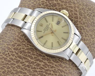 Rolex Lady Date 26mm Stahl / Gold Automatik Ref. 6917 Damenuhr