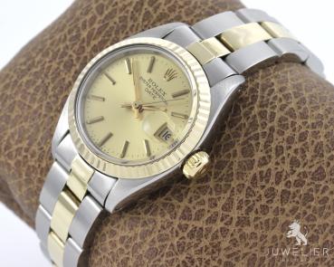 Rolex Lady Date 26mm Stahl / Gold Automatik Ref. 6917 Damenuhr