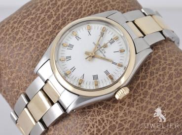 Rolex Oyster Perpetual 31mm Medium Bicolor Automatik Damenuhr Ref. 6551