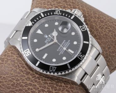 Preview: Rolex Submariner 40mm Stahl Automatik Herrenuhr Ref. 16610T