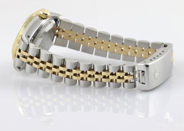 Rolex Lady-Datejust Bicolor 26mm Automatik Diamantenbesatz Damenuhr Ref. 69173 Box & Papiere