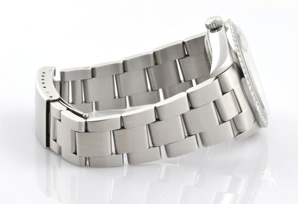 Rolex Date 34mm Stahl Automatik Diamantenbesatz Ref. 15210