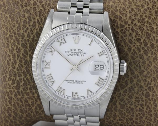 Rolex Datejust 36mm Stahl Automatik Saphirglas Ref. 16220