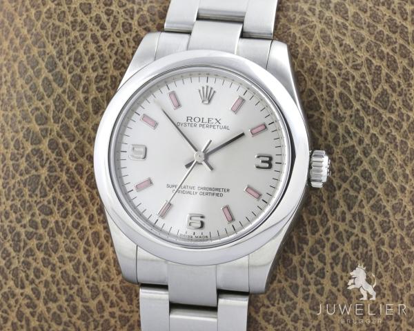 Rolex Oyster Perpetual 31mm Stahl Automatik Ref. 177200 FULLSET