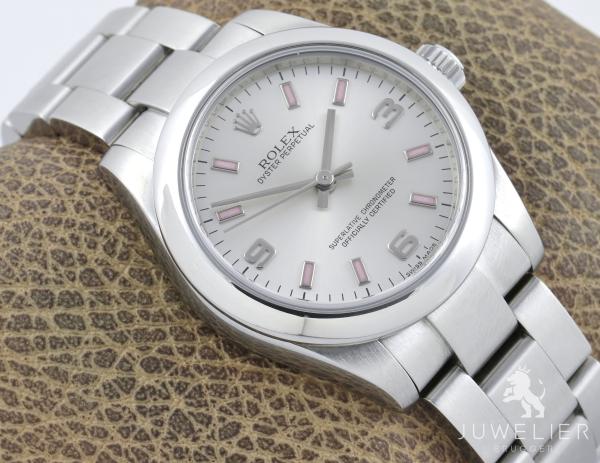 Rolex Oyster Perpetual 31mm Stahl Automatik Ref. 177200 FULLSET