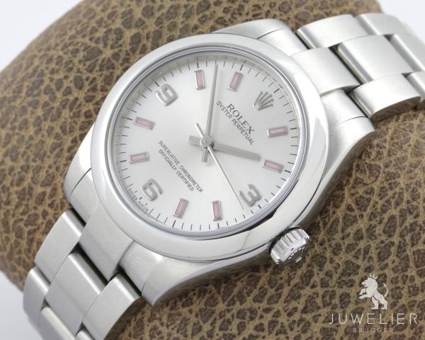 Rolex Oyster Perpetual 31mm Stahl Automatik Ref. 177200 FULLSET
