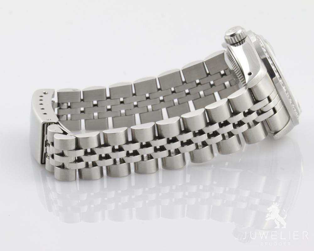 Rolex Datejust 26mm Stahl Automatik Diamanten Ref. 69174 Damenuhr Box & Papiere