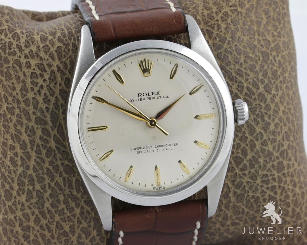 Rolex Oyster Perpetual 36mm Stahl Vintage Referenz 5504