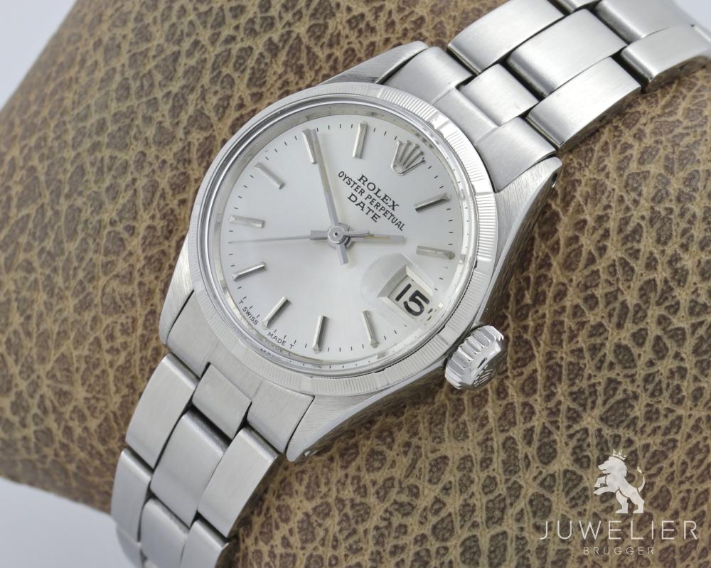 Rolex Lady Date Stahl Automatik Damenuhr Datejust Ref. 6519