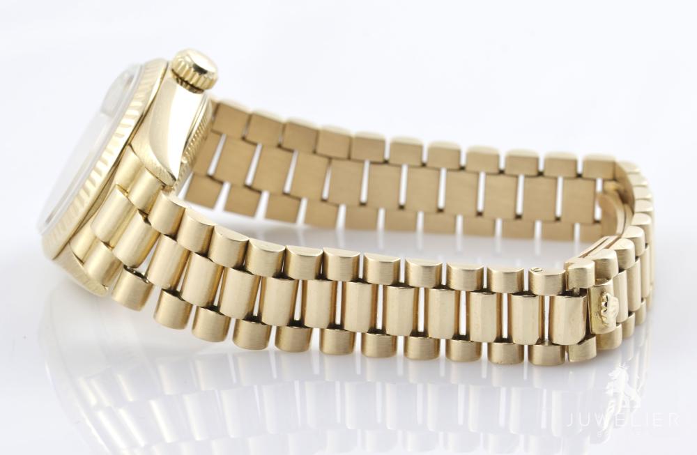 Rolex Lady-Datejust 26mm 750 Gold Automatik Damenuhr Ref. 69178