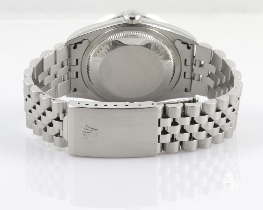 Rolex Datejust 36mm Stahl Automatik Diamantenbesatz Ref. 16234 Box & Papiere