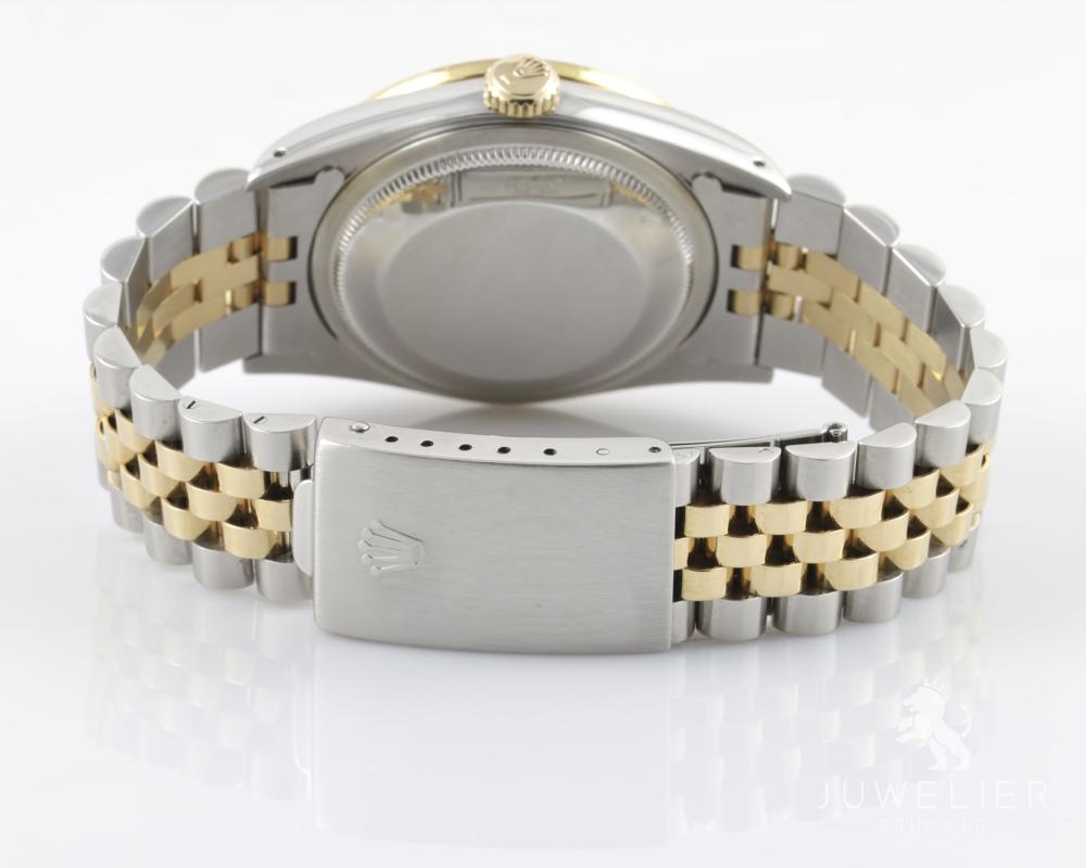 Rolex Datejust 36mm Bicolor Automatik Diamantenbesatz Ref. 16233 Box & Papiere