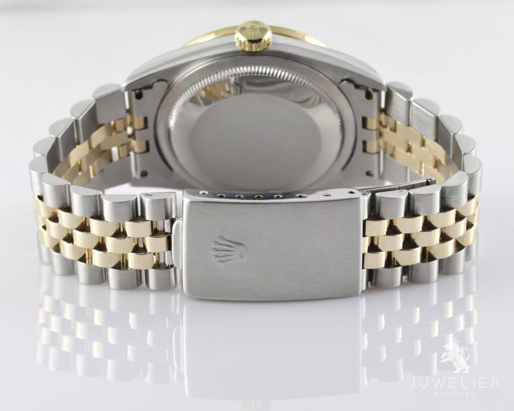 Rolex Datejust 36mm Bicolor Automatik Diamantenbesatz Ref. 16233 Box & Papiere