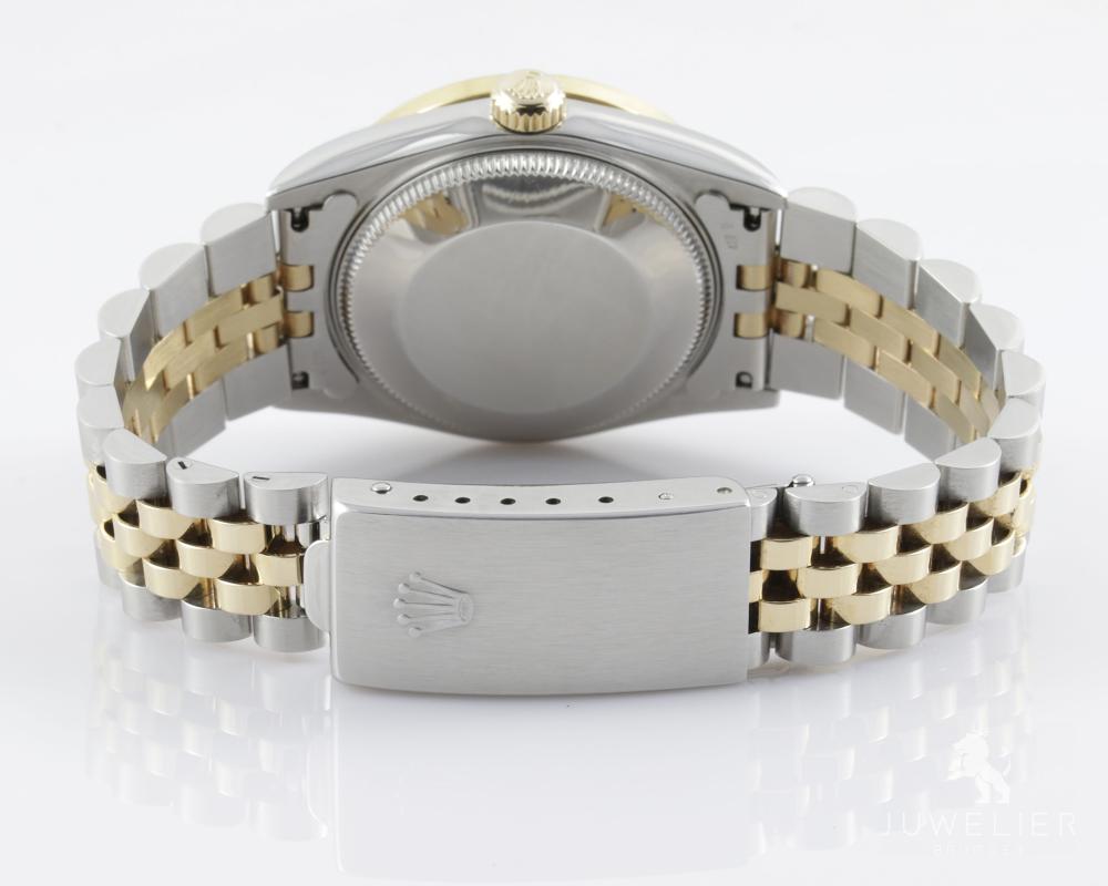 Rolex Datejust 31mm Medium Bicolor Diamanten Box & Papiere Ref. 68273