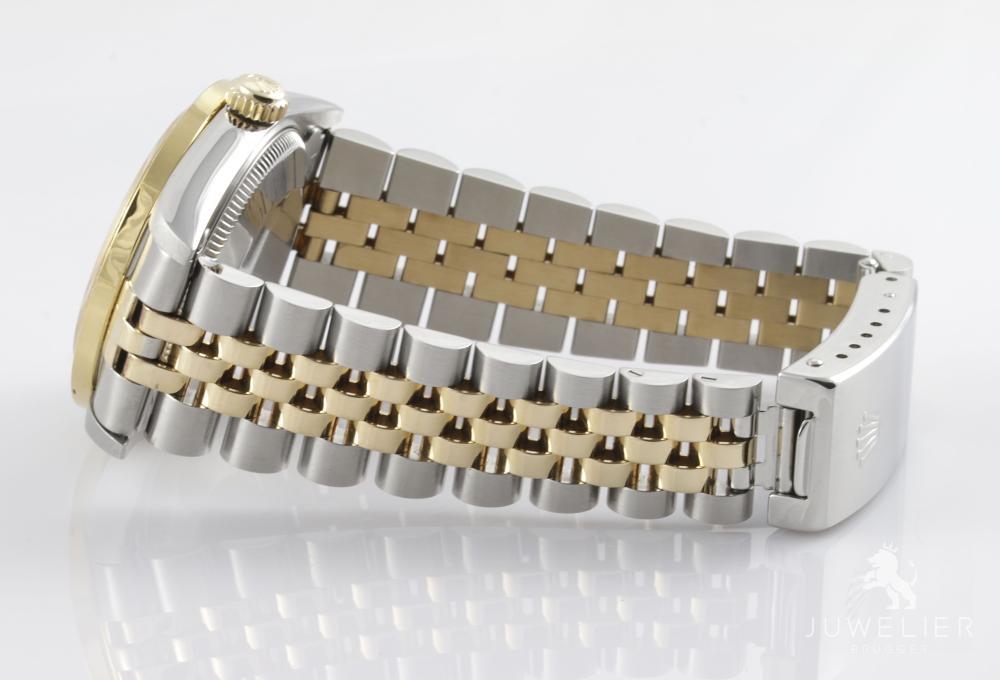 Rolex Datejust 31mm Medium Bicolor Diamanten Box & Papiere Ref. 68273