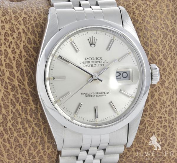 Rolex Datejust 36mm Stahl Automatik Herrenuhr Ref. 16000