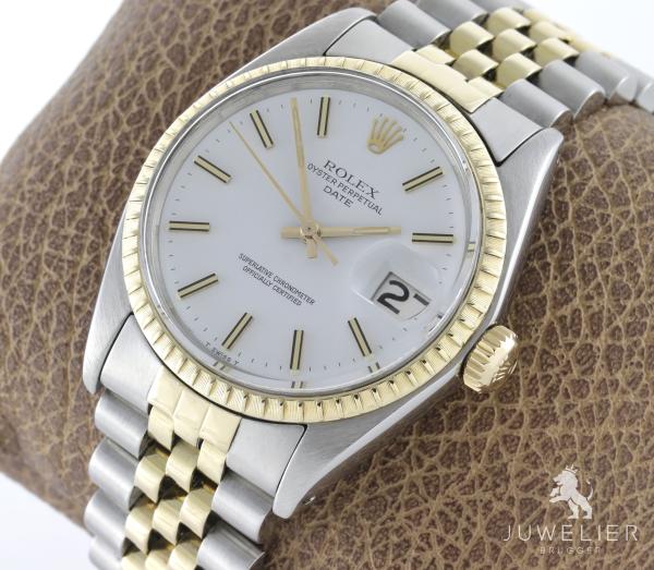 Rolex Date 34mm Stahl / Gold Automatik Bicolor