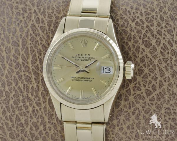 Rolex Lady Datejust Gold Automatik Ref. 6517 Damenuhr