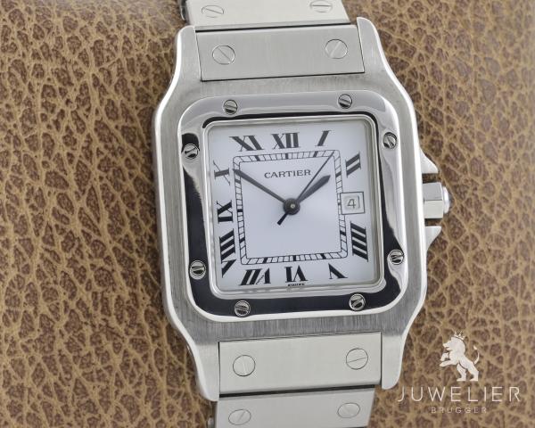 Cartier Santos Carrée 29mm Stahl Automatik