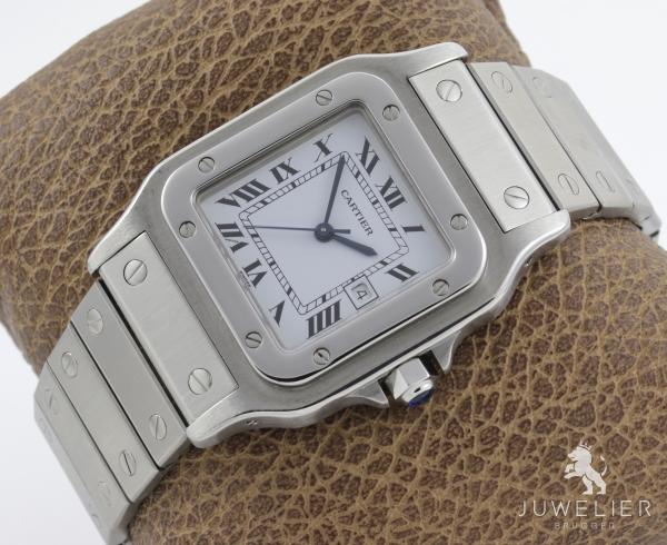 Cartier Santos Carrée 29mm Stahl Automatik