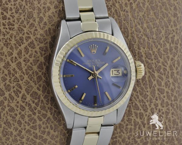 Rolex Lady Date 26mm Stahl / Gold Automatik Ref. 6917 Damenuhr