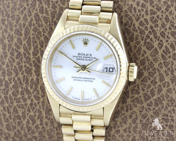 Rolex Lady-Datejust 26mm 750 Gold Automatik Damenuhr Ref. 69178