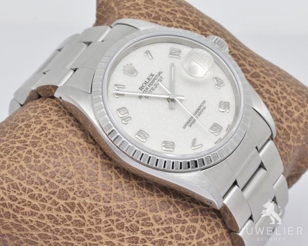Rolex Datejust 36mm Stahl Automatik Herrenuhr Ref. 16220