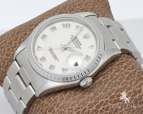 Rolex Datejust 36mm Stahl Automatik Herrenuhr Ref. 16220
