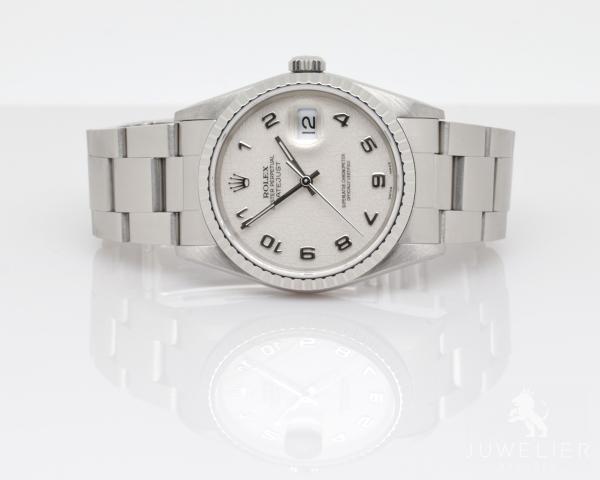 Rolex Datejust 36mm Stahl Automatik Herrenuhr Ref. 16220