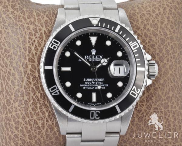 Rolex Submariner 40mm Stahl Automatik Herrenuhr Ref. 16610T