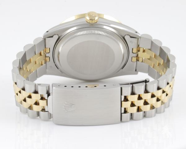 Rolex Datejust 36mm Bicolor Automatik Diamantenbesatz Ref. 16013 Box & Papiere
