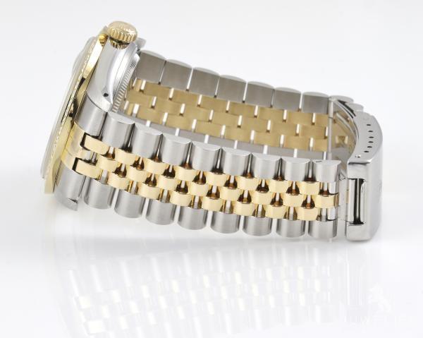 Rolex Datejust 36mm Bicolor Automatik Diamantenbesatz Ref. 16013 Box & Papiere
