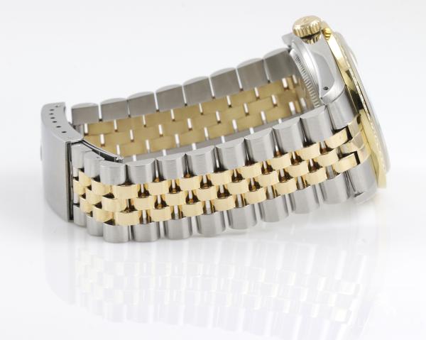 Rolex Datejust 36mm Bicolor Automatik Diamantenbesatz Ref. 16013 Box & Papiere
