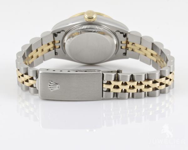 Rolex Lady-Datejust Bicolor 26mm Automatik Diamantenbesatz Damenuhr Ref. 69173 Box & Papiere